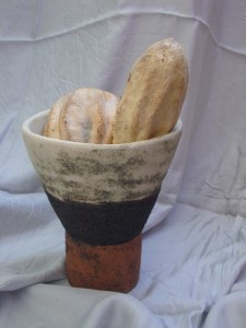 Jarrón de tres barros